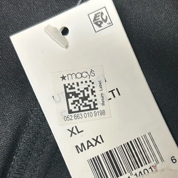 Crystal Doll Maxi Dress Womens XL black Floral Beaded Neck Sleeveless Lined NWT - Picture 11 of 13